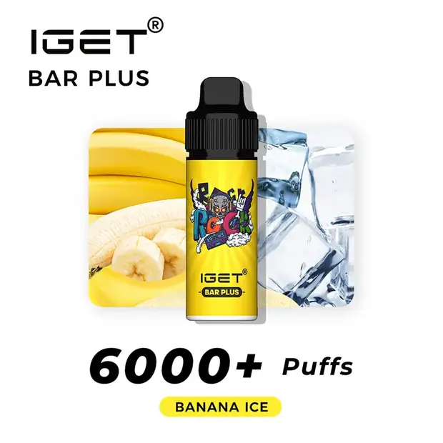 Banana Ice – IGET Bar Plus 6000 Puffs Australia