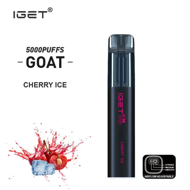Cherry Ice – IGET Goat 5000 Puffs — 5,000-puff genuine IGET vape available online in Australia with fast AU delivery Cherry Ice – IGET Goat 5000 Puffs disposable vape Australia