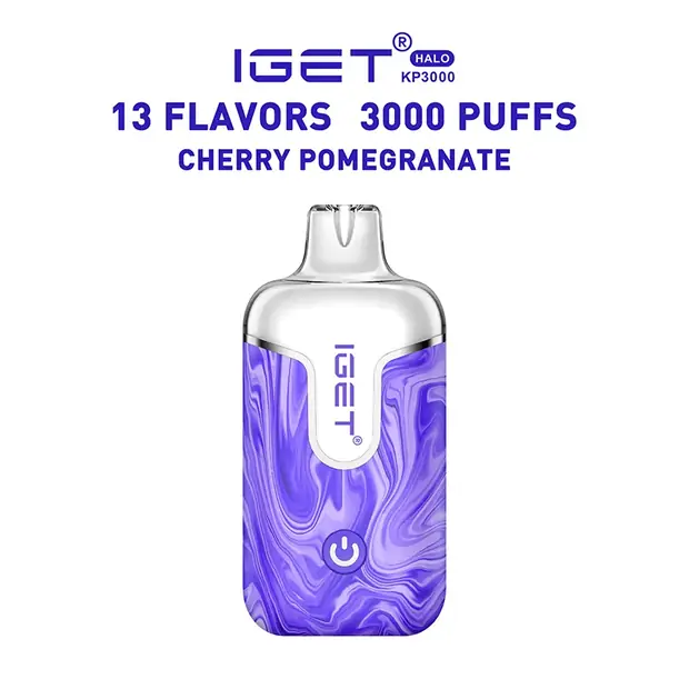 Cherry Pomegranate – IGET Halo Vape Kit 3000 Puffs — 3,000-puff genuine IGET vape available online in Australia with fast AU delivery Cherry Pomegranate – IGET Halo Vape Kit 3000 Puffs Australia