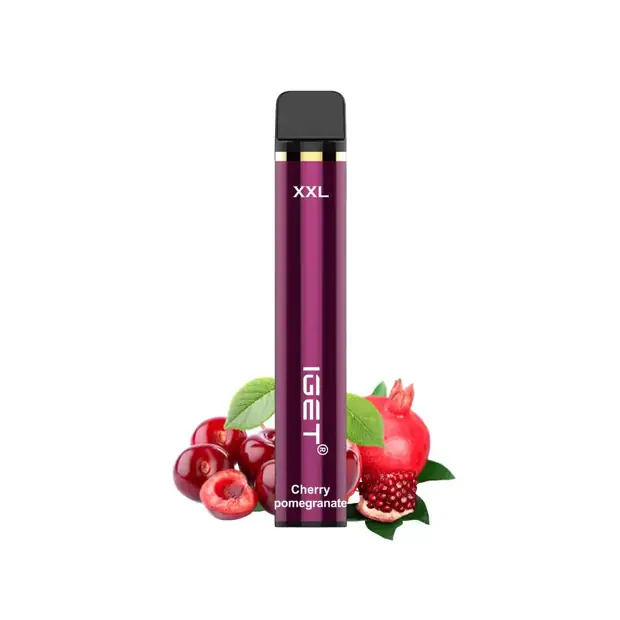 Cherry Pomegranate – IGET XXL 1800 Puffs — 1,800-puff genuine IGET vape available online in Australia with fast AU delivery Cherry Pomegranate – IGET XXL 1800 Puffs disposable vape Australia