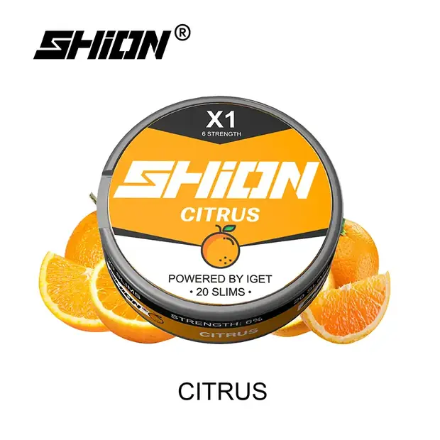 Citrus – IGET SHION X1 Nicotine Pouch 6mg Australia