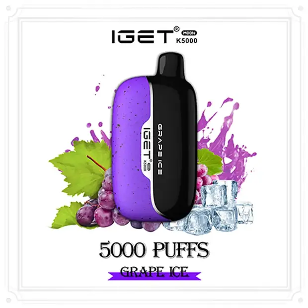 Grape Ice – IGET Moon 5000 Puffs disposable vape Australia