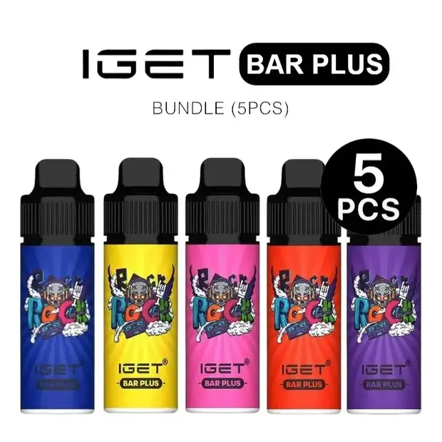 IGET Bar Plus Bundle (5PCS) — genuine IGET vape available online in Australia with fast AU delivery IGET Bar Plus Bundle (5PCS) bulk vape carton Australia