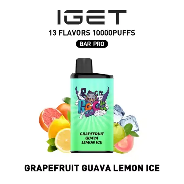 Grapefruit Guava Lemon Ice IGET Bar Pro 10000 Puffs disposable vape Australia