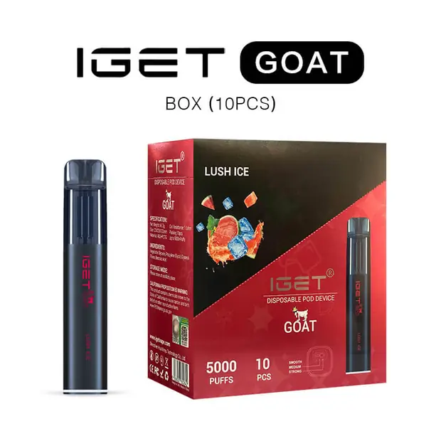 IGET Goat Box (10PCS) — 5,000-puff genuine IGET vape available online in Australia with fast AU delivery IGET Goat Box (10PCS) disposable vape Australia