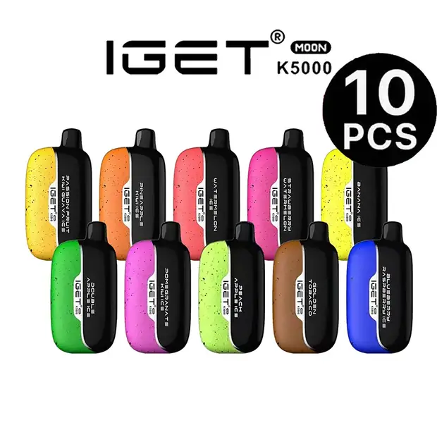 IGET Moon Box Mixed Flavours (10PCS) — genuine IGET vape available online in Australia with fast AU delivery IGET Moon Box Mixed Flavours (10PCS) bulk vape carton Australia