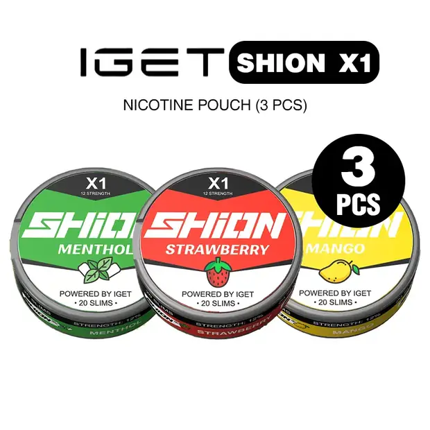 IGET SHION X1 Nicotine Pouch Bundle (3PCS) Australia