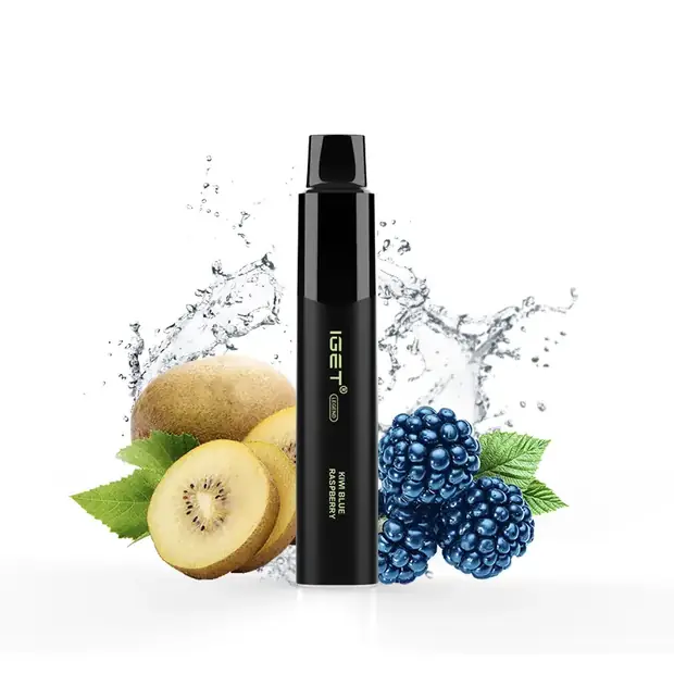 Kiwi Blue Raspberry – IGET Legend 4000 Puffs — 4,000-puff genuine IGET vape available online in Australia with fast AU delivery Kiwi Blue Raspberry – IGET Legend 4000 Puffs disposable vape Australia