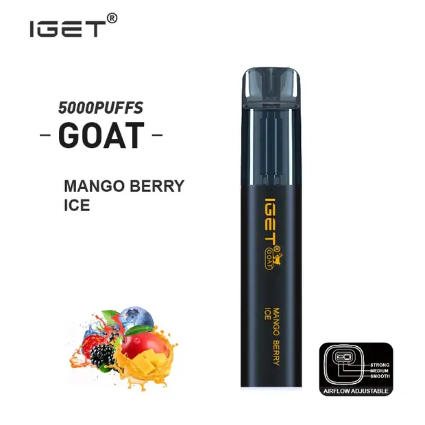 Mango Berry Ice – IGET Goat 5000 Puffs — 5,000-puff genuine IGET vape available online in Australia with fast AU delivery Mango Berry Ice – IGET Goat 5000 Puffs disposable vape Australia