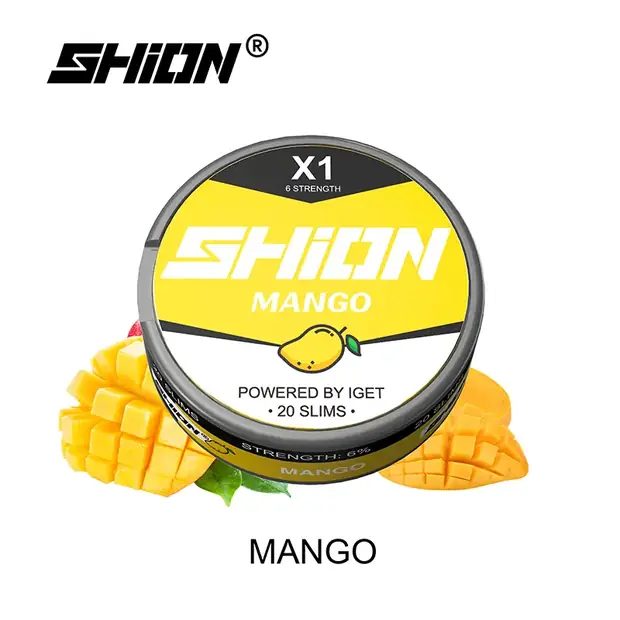 Mango – IGET SHION X1 Nicotine Pouch 6mg — genuine IGET vape available online in Australia with fast AU delivery Mango – IGET SHION X1 Nicotine Pouch 6mg Australia