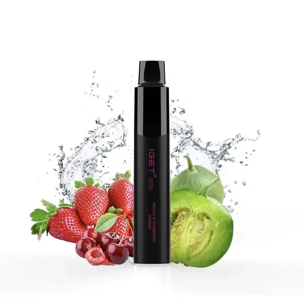 Melon Strawberry Cherry – IGET Legend 4000 Puffs — 4,000-puff genuine IGET vape available online in Australia with fast AU delivery Melon Strawberry Cherry – IGET Legend 4000 Puffs disposable vape Australia