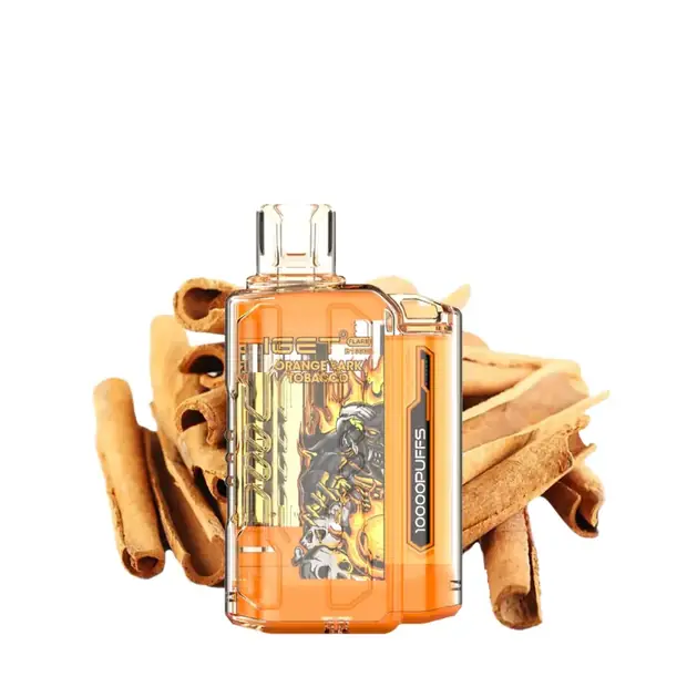 Orange Bark Tobacco – IGET Flare B10000 Puffs — 10,000-puff genuine IGET vape available online in Australia with fast AU delivery Orange Bark Tobacco – IGET Flare B10000 Puffs disposable vape Australia