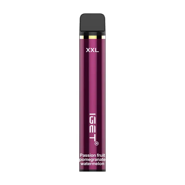 Passion Fruit Pomegranate Watermelon – IGET XXL 1800 Puffs — 1,800-puff genuine IGET vape available online in Australia with fast AU delivery Passion Fruit Pomegranate Watermelon – IGET XXL 1800 Puffs disposable vape Australia