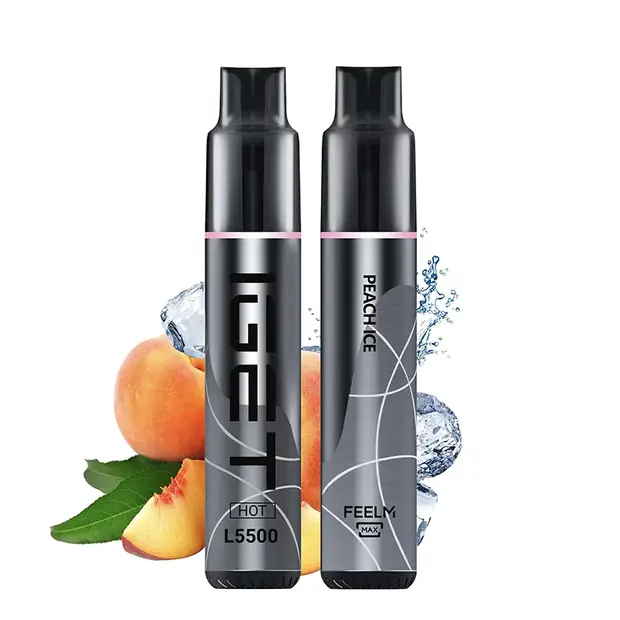 Peach Ice – IGET HOT 5500 Puffs — 5,500-puff genuine IGET vape available online in Australia with fast AU delivery Peach Ice – IGET HOT 5500 Puffs disposable vape Australia
