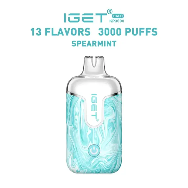 Spearmint – IGET Halo Vape Kit 3000 Puffs — 3,000-puff genuine IGET vape available online in Australia with fast AU delivery Spearmint – IGET Halo Vape Kit 3000 Puffs Australia