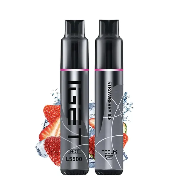 Strawberry Ice – IGET HOT 5500 Puffs disposable vape Australia