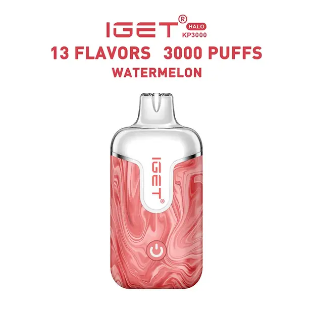 Watermelon – IGET Halo Vape Kit 3000 Puffs — 3,000-puff genuine IGET vape available online in Australia with fast AU delivery Watermelon – IGET Halo Vape Kit 3000 Puffs Australia