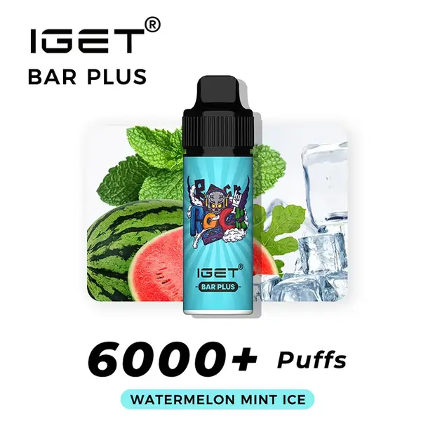Watermelon Mint Ice – IGET Bar Plus 6000 Puffs Australia